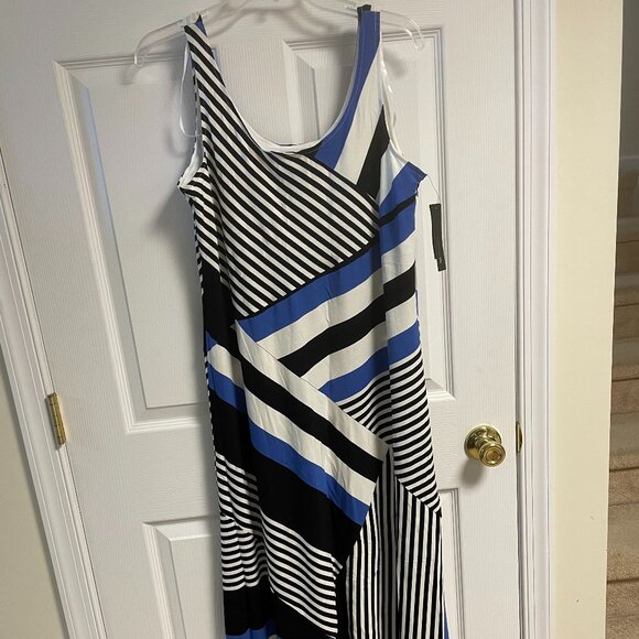 AB Studio maxi dress xl extra large sleeveless new with tags - Picture 1 of 1